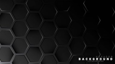 Renkli fırça stili backgroun siyah altıgen soyut desen