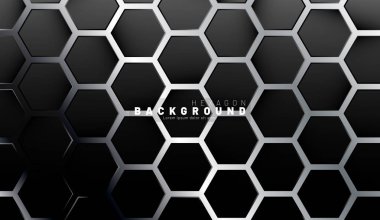 art 28072019 arka plan altıgen metal koyu