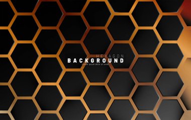 art 28072019 arka plan altıgen metal koyu