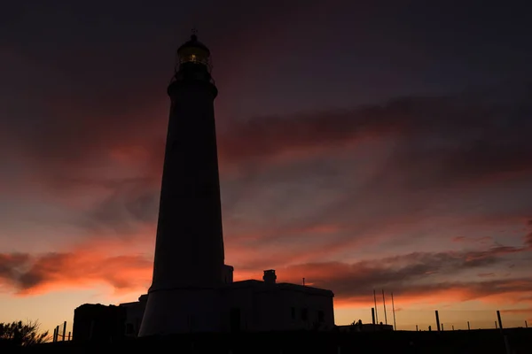 Farol Cabo Santa Maria Edifício Emblemático Uruguaio Declarado Monumento Histórico — Fotografia de Stock