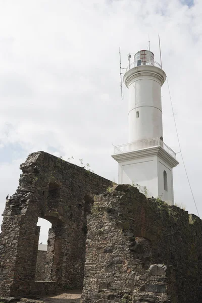 Colonia Del Sacramento Uruguay Ene 2019 Faro Ciudad Construido 1857 —  Fotos de Stock