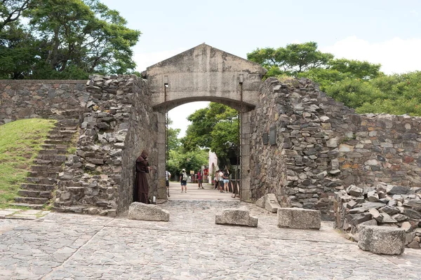 Colonia Del Sacramento Uruguay Ocak 2019 Antik Alan Kapısı Spanyolca — Stok fotoğraf