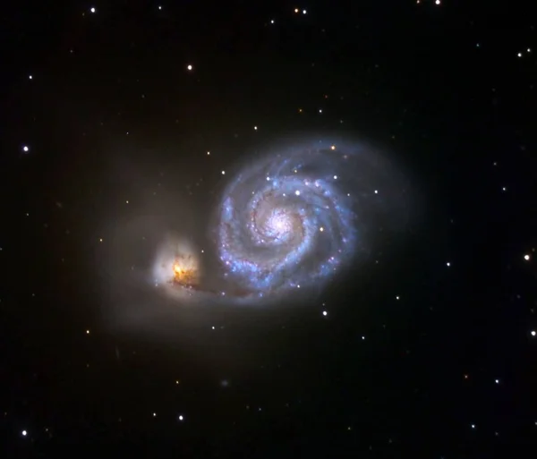 Галактика Вир Мессьє — стокове фото