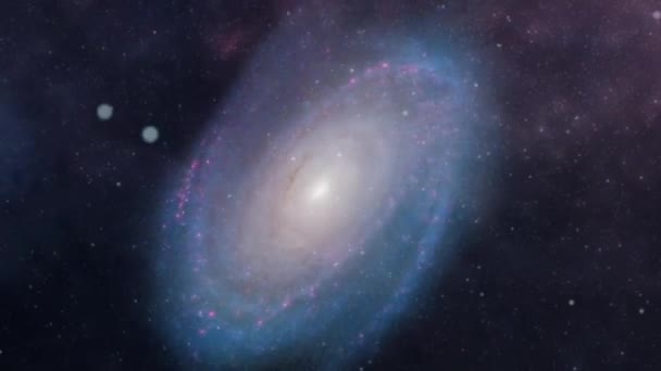 Galaxy Messier Geanimeerde Belooft — Stockvideo