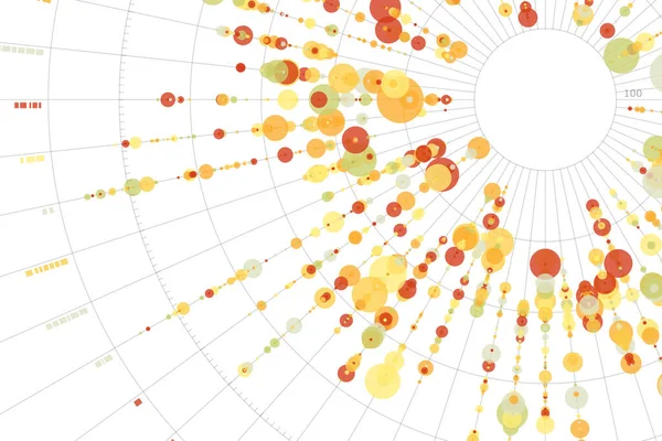 Visualisation Big Data Infographie Futuriste Conception Numérique Complexe Information Complexité — Image vectorielle