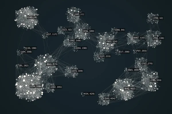 Reprezentace Datové Složitosti Vizualizace Velkého Datového Konceptu Abstraktní Koncepce Analýzy — Stockový vektor