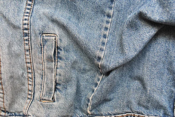 Denim Jeans的背景斜纹棉布牛仔裤的质地或斜纹棉布牛仔裤的背景 蓝色斜纹棉布图案 — 图库照片