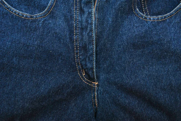 Denim Jeans的背景斜纹棉布牛仔裤的质地或斜纹棉布牛仔裤的背景 蓝色斜纹棉布图案 — 图库照片