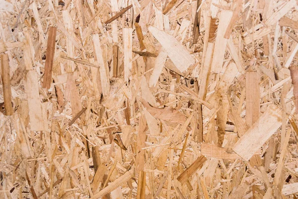 Osb Boards Made Brown Wood Chips Sanded Wooden Background Top — Stock Photo, Image