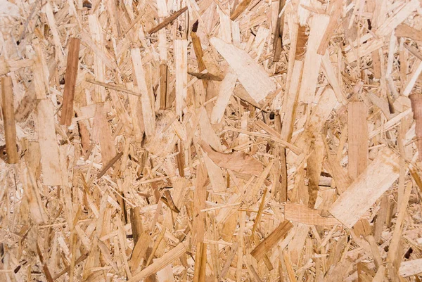 Tavole Osb Sono Fatte Trucioli Legno Marrone Levigati Uno Sfondo — Foto Stock