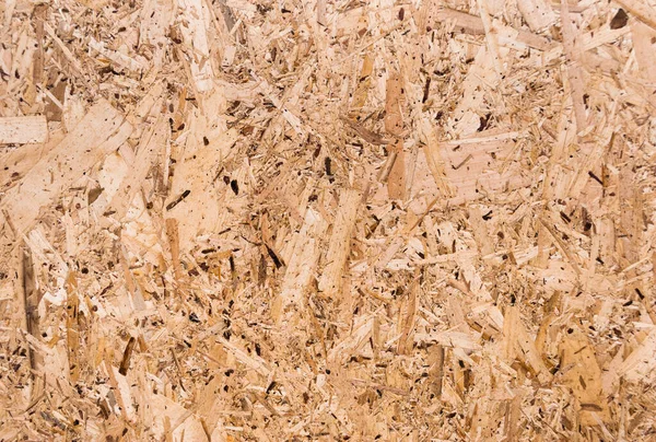 Osb Boards Made Brown Wood Chips Sanded Wooden Background Top — Stock Photo, Image