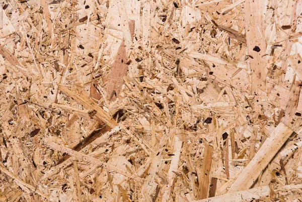 Tavole Osb Sono Fatte Trucioli Legno Marrone Levigati Uno Sfondo — Foto Stock