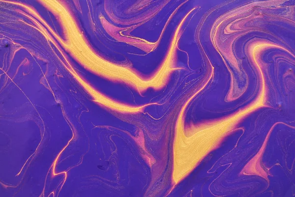 Paars Marmer Abstracte Acryl Achtergrond Marmerende Kunstwerk Textuur Vloeibaar Acrylpatroon — Stockfoto