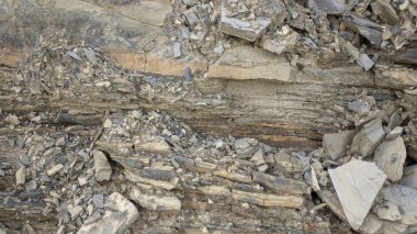 Kayanın katmanlı yüzeyi