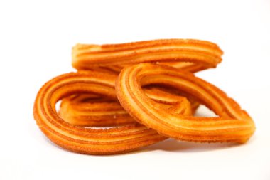 beyaz zemin üzerine İspanyol börek