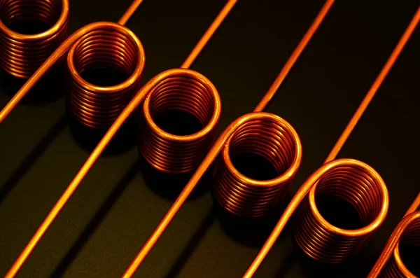 Serpentine copper tube coils for many industries