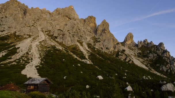 The Marmarole, Venetian Dolomites, that inspired the painter Titian. — Stock Video