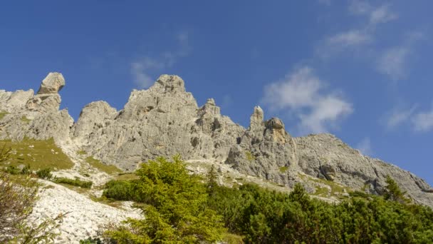 La Marmarole, Dolomitas venecianas, que inspiró al pintor Tiziano . — Vídeos de Stock