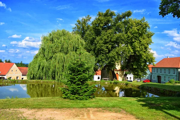 Dorf Tschechische Bohème Region — Stockfoto