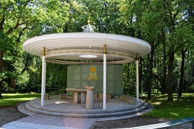 Eski tarihi manastır Lomec Güney Bohemya