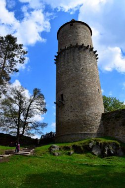 Zvikov eski kale Güney Bohemya