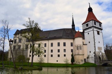Blatna eski kale Güney Bohemya