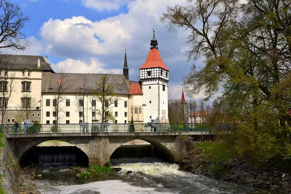 Alte Stadt Blatna Südböhmen — Stockfoto