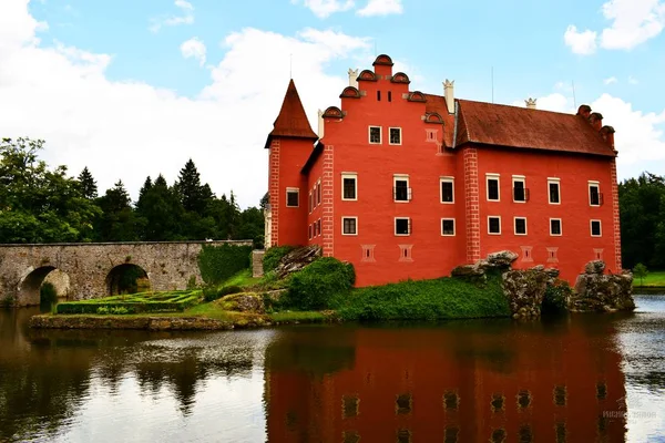 Schloss Lhota Südböhmen — Stockfoto