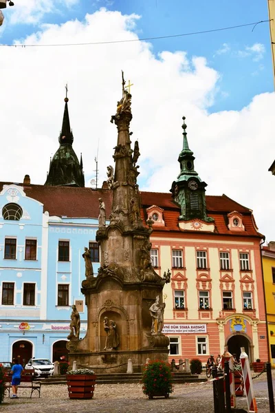 Gamla Staden Hradec Södra Böhmen — Stockfoto