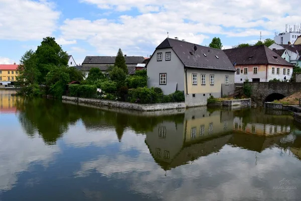 Alte Stadt Hradec Südböhmen — Stockfoto