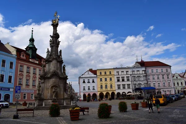 Vieille Ville Hradec Bohême Sud — Photo