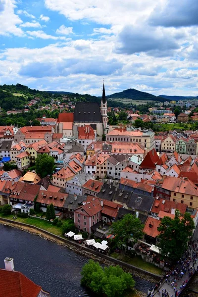 Czeski Krumlov Czechy Południowe — Zdjęcie stockowe