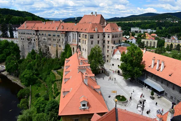 Çek Krumlov Güney Bohemya — Stok fotoğraf