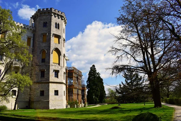 Castelo Hluboka Boêmia Sul — Fotografia de Stock