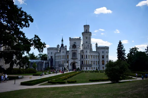 Hluboka Castle South Bohemia — Stock Photo, Image