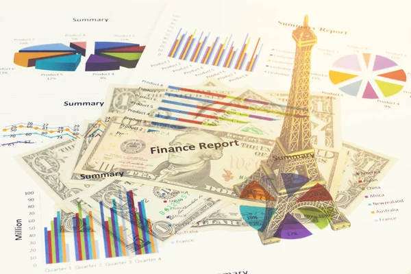 Graph Calculations Savings Finances Economy Concept — Stock Photo, Image