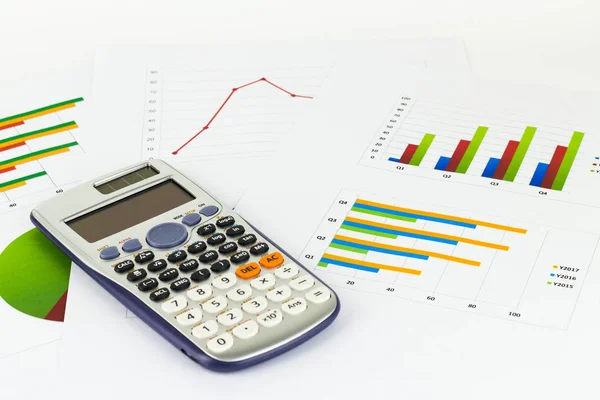 Cálculos Ahorros Finanzas Concepto Economía — Foto de Stock