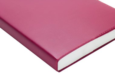 Beyaz arka plan üzerinde izole günlüğü kitap.