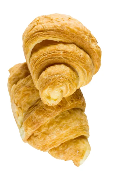 Fresh Tasty Croissant Isolated White Background — Stock Photo, Image