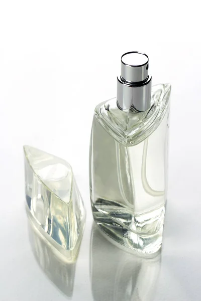 Perfume Bottle White — Stock Photo, Image