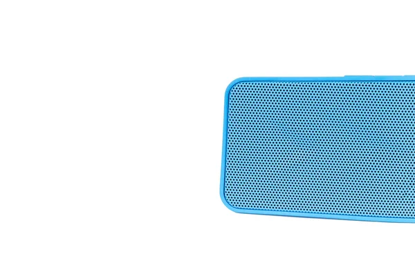 Głośnik Niebieski Niebieski Ząb Izolowana Białym Tle — Zdjęcie stockowe