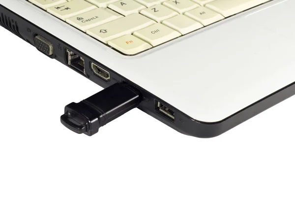 Ordinateur Portable Usb Connecter — Photo