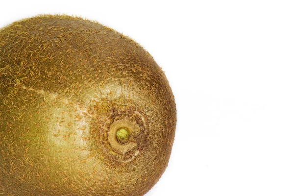 Kiwi Frukt Vit Bakgrund — Stockfoto