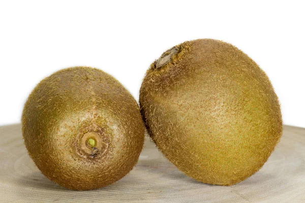 Kiwi Fruit Witte Achtergrond — Stockfoto