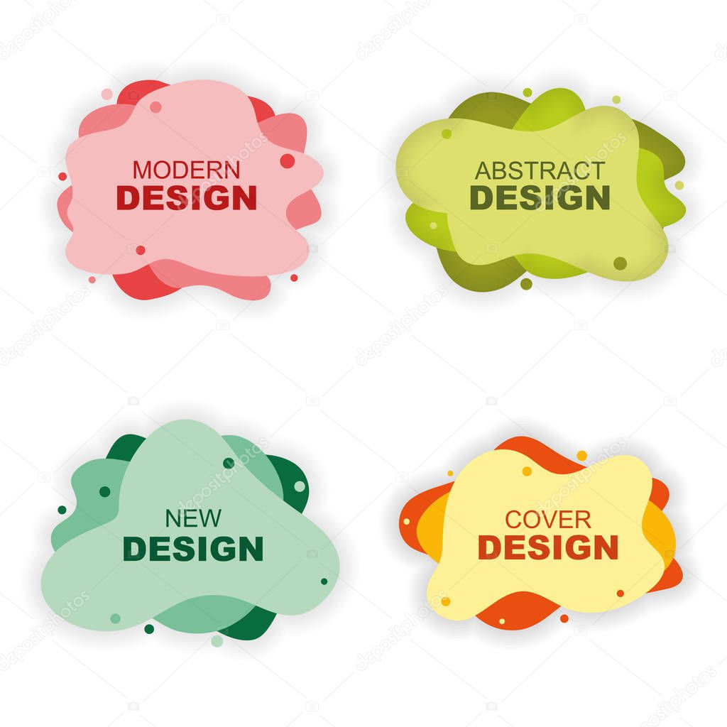 Colorful modern creative abstract shape with vector illustration. For advertising text, business cards, invitations, gift cards, flyers ,brochures.