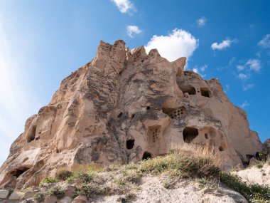 Türkiye Kapadokya Bölgesinde Uçhisar Kalesi.