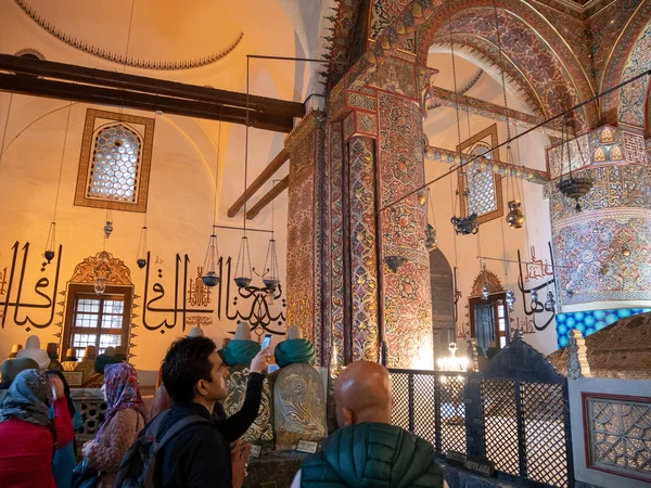 Konya - Turquia. 3 de maio de 2019: Museu Konya Mevlana, bui religioso — Fotografia de Stock