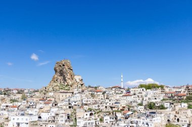 Türkiye Kapadokya Bölgesinde Uçhisar Kalesi.