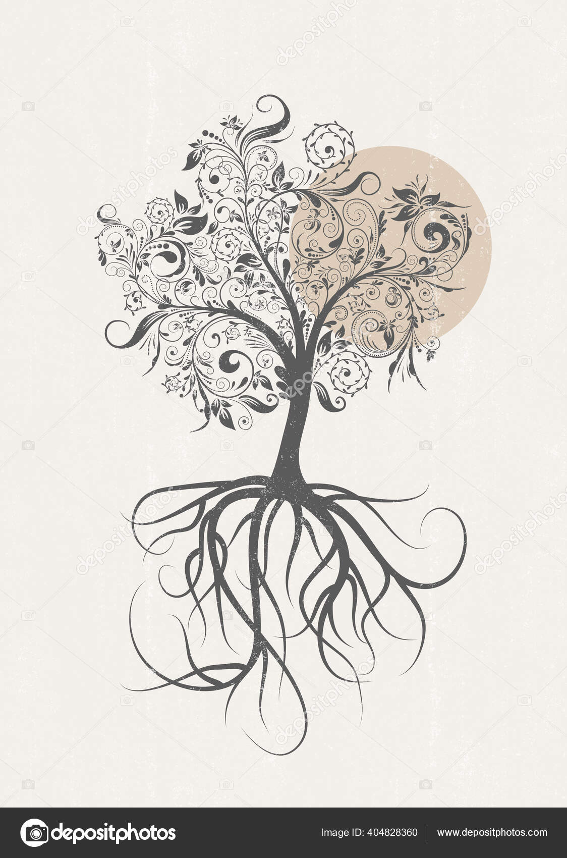 Árvore Vida Parede Arte Impressão Família Amor Símbolo Parede Cartaz Vetor  de ©Tolchik 404828360, image size:1124x1700