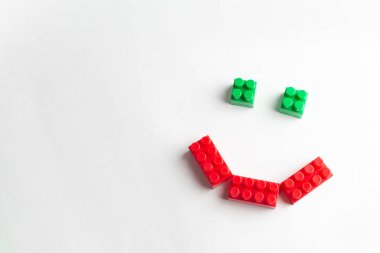 Çocuklar geliştirme, yapı taşları ve inşaat, alfabe ve kalp